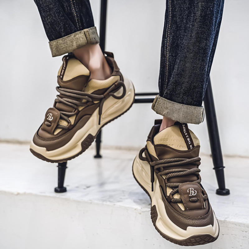 STYLISH THICK-BOTTOM SNEAKERS I-0207