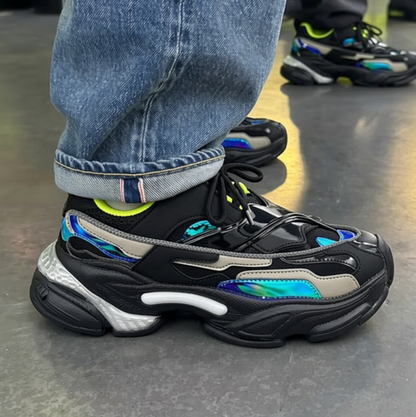 ELEVATED MESH CASUAL SNEAKERS I-0249