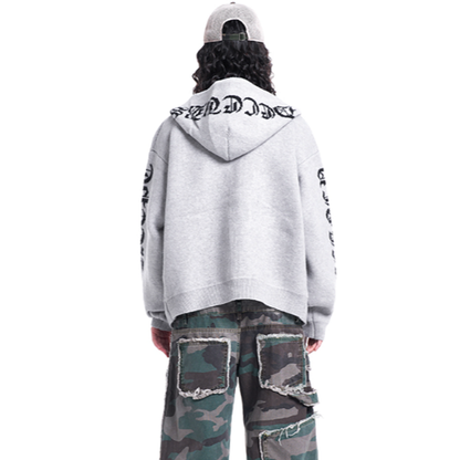 GOTHIC JACQUARD CARDIGAN I-0183