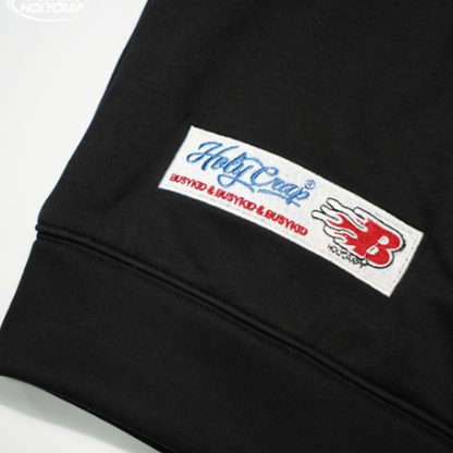 EMBROIDERED HIP HOP SWEATSHIRT I-0196