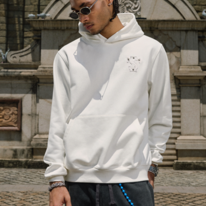 VINTAGE STUDDED HOODIE JACKET I-0049