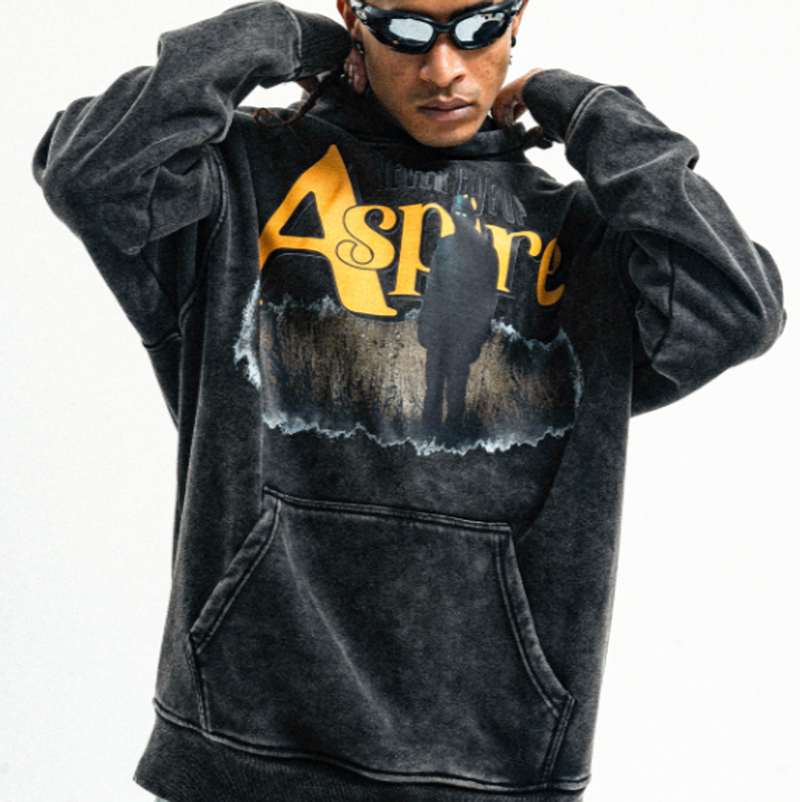 RETRO HOODIE SWEATSHIRT I-0163