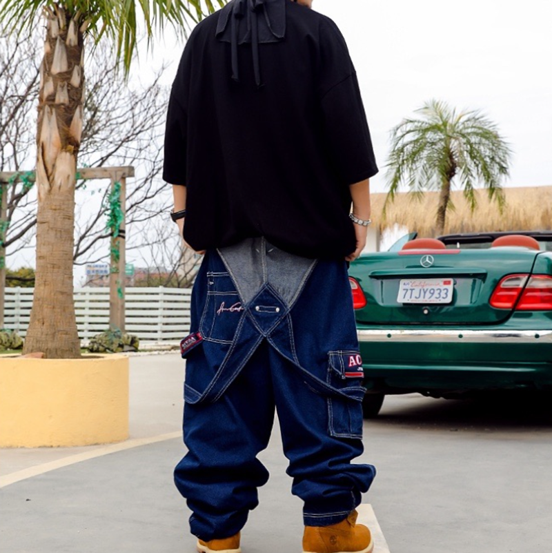 CASUAL STRAPPY DENIM OVERALLS I-0129