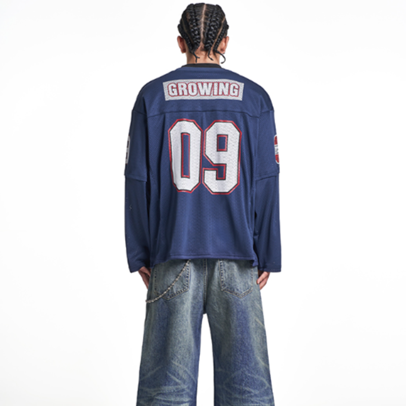 NUMBERED SPORTS HOCKEY SHIRT I-0024