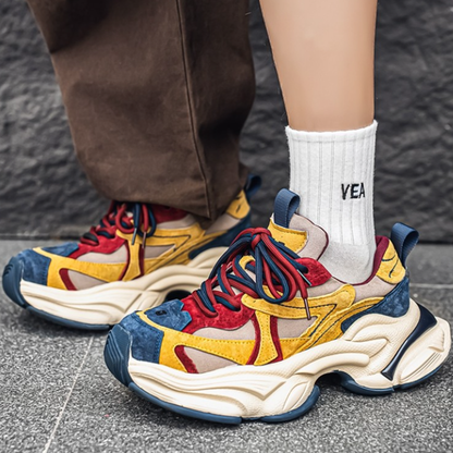 RETRO LUXE CASUAL SNEAKERS I-0217