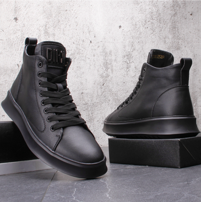 HIGH-TOP LACE-UP SNEAKERS I-0187