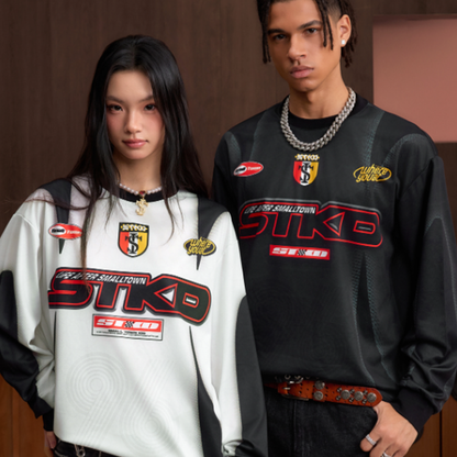 VINTAGE BIKER LONG SLEEVE TEE I-0052