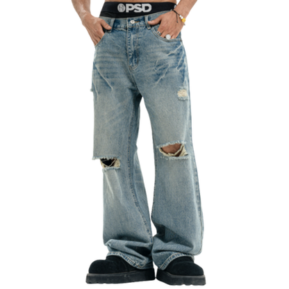 VINTAGE DISTRESSED JEANS I-0017