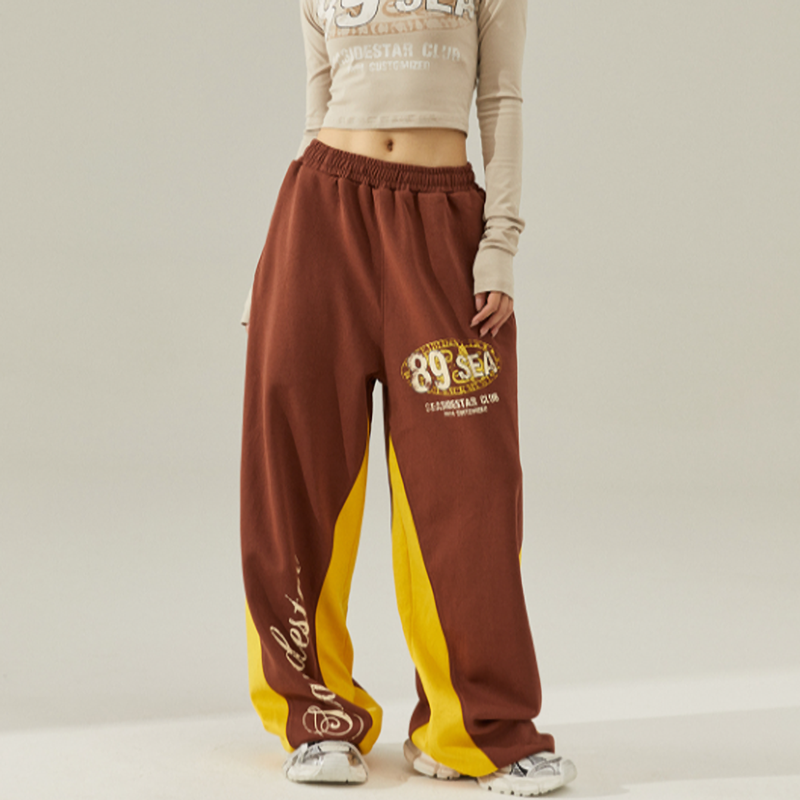 COLORFUL WIDE-LEG JAZZ PANTS I-0098