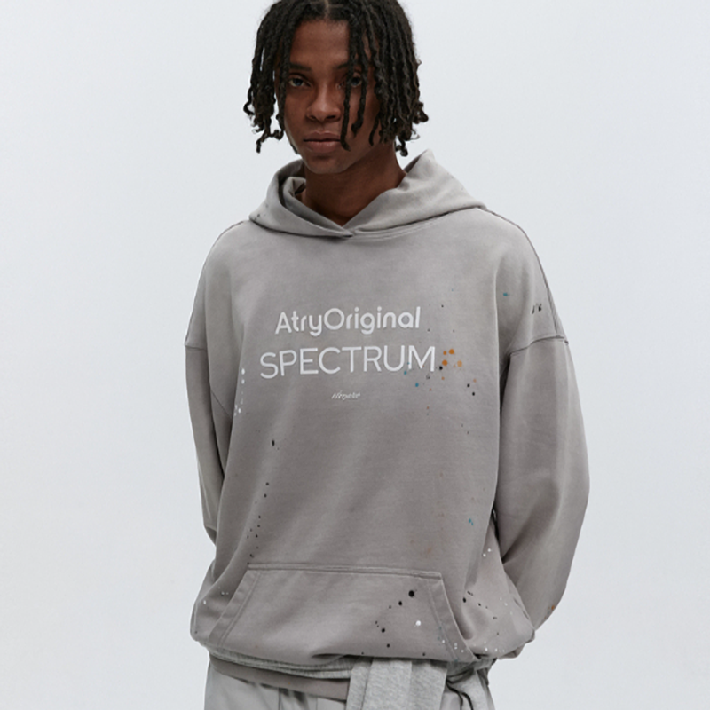 RETRO INK WASH HOODIE I-0068