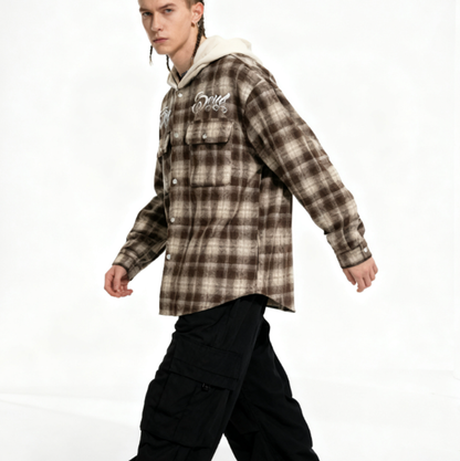 FUNKY BBOY HOODED SHIRT I-0175