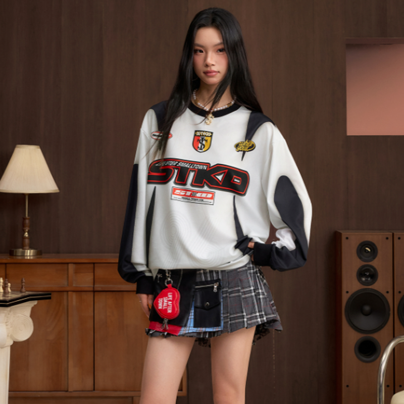 VINTAGE BIKER LONG SLEEVE TEE I-0052