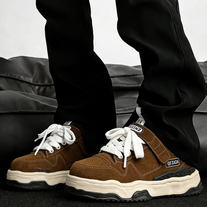 RETRO THICK SOLE CASUAL SHOES I-0241