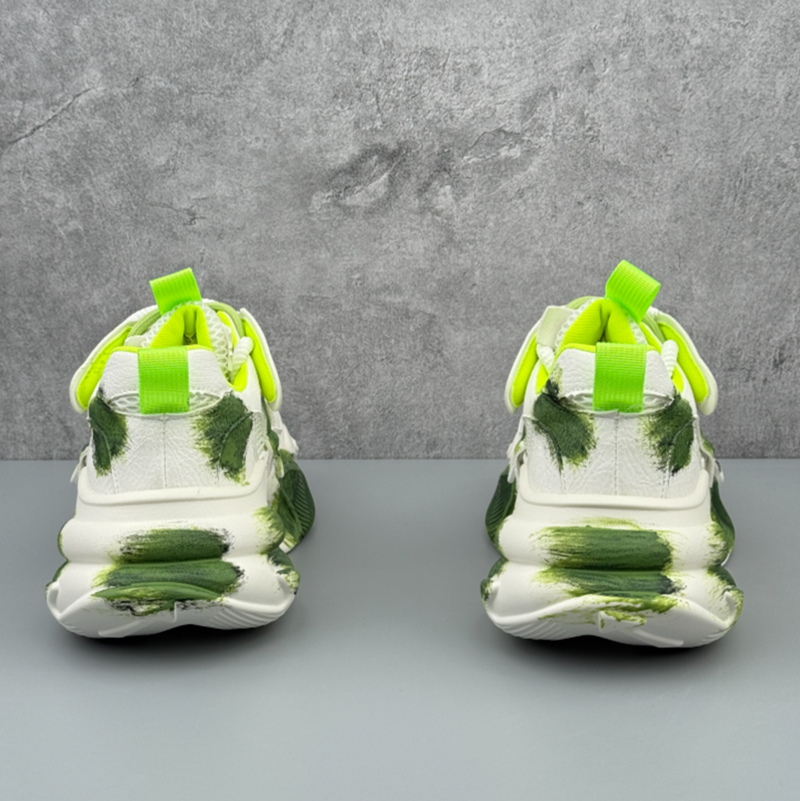 GRAFFITI THICK-SOLE SNEAKERS I-0234