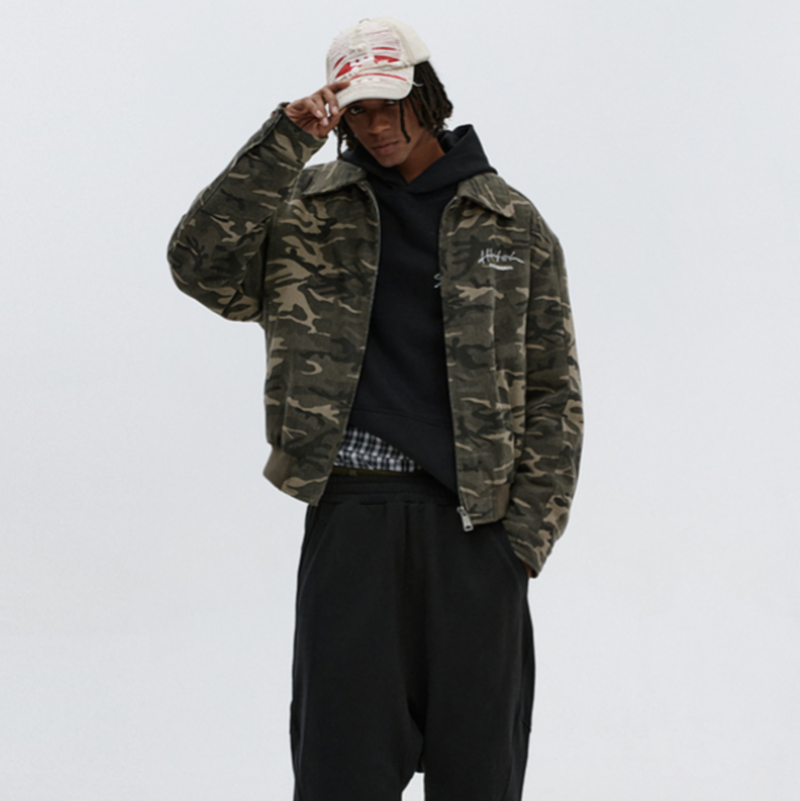 CAMOUFLAGE TRACKER JACKET I-0072