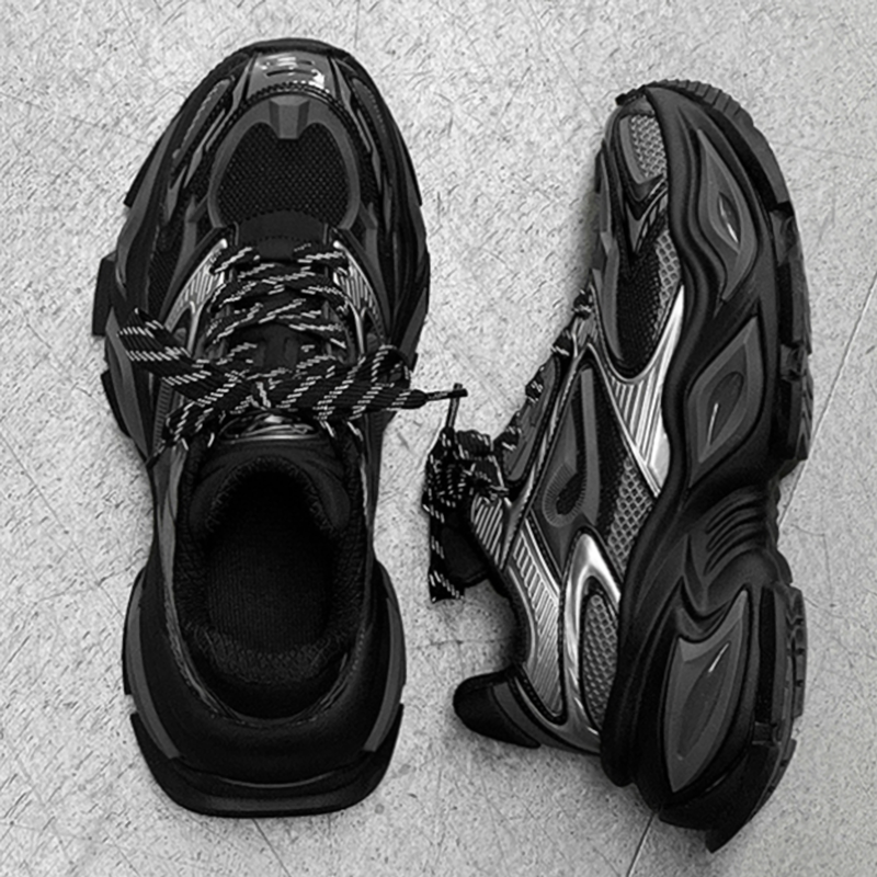 BLACK WARRIOR MESH SNEAKERS I-0038