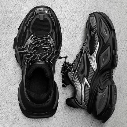 BLACK WARRIOR MESH SNEAKERS I-0038