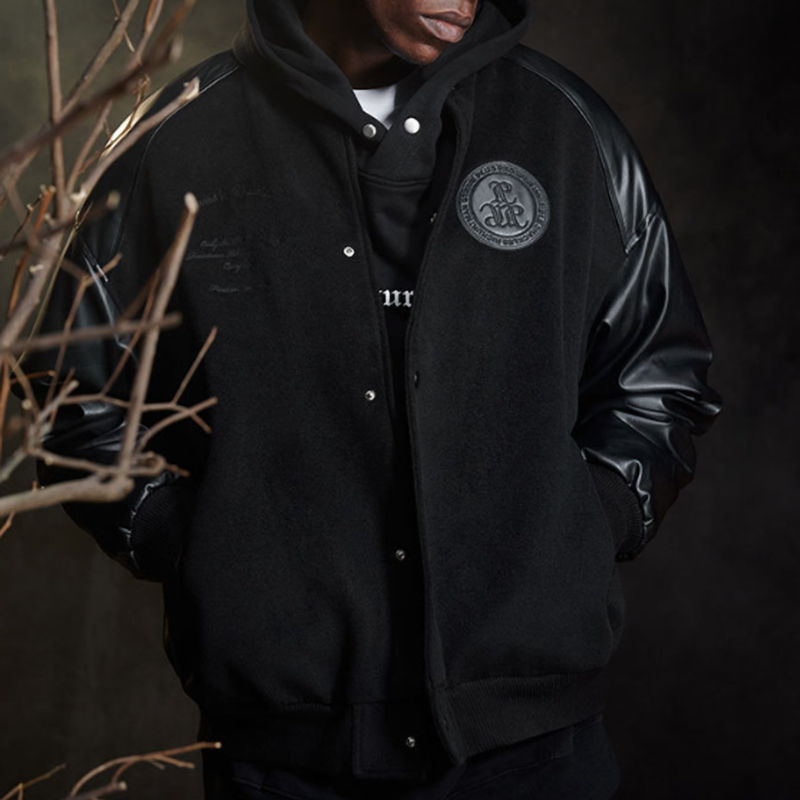 TWEED BIKER JACKET I-0056