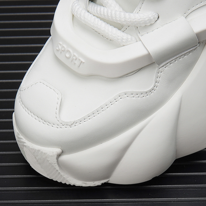 HIGH-TOP LACE-UP DAD SNEAKERS I-0189