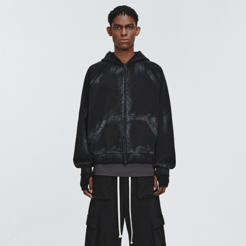 DESTRUCTION PRINT HOODIE I-0074