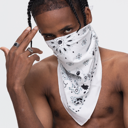 FLORAL BANDANA SCARF I-0008