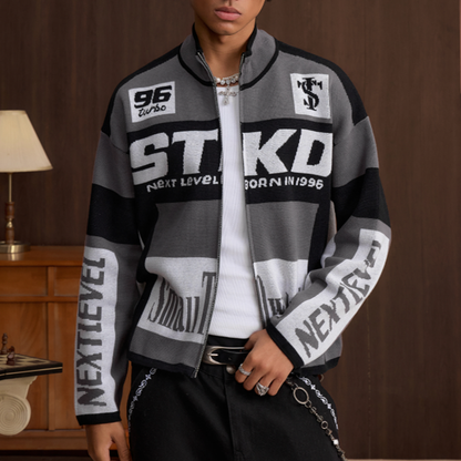 COLORFUL KNIT JACKET FOR ALL I-0054