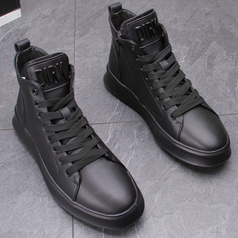 HIGH-TOP LACE-UP SNEAKERS I-0187