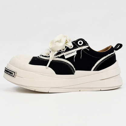 RETRO CANVAS PLATE SHOES I-0228