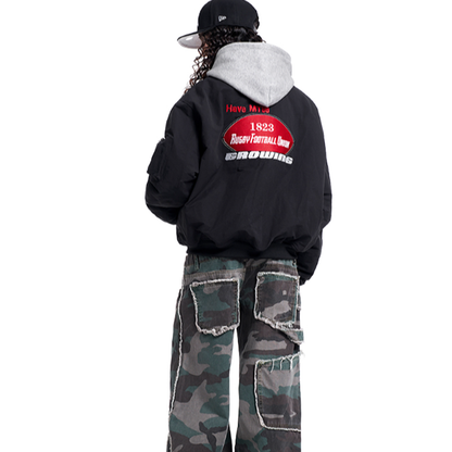 CAMOUFLAGE WATERPROOF COACH JACKET I-0182