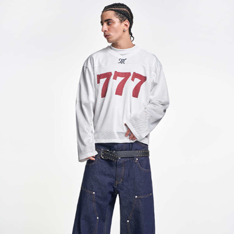 HIPSTER SKELETON HOCKEY SHIRT I-0020