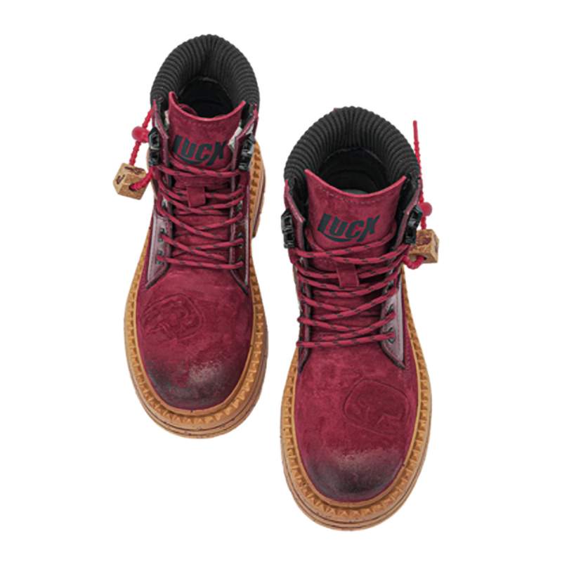 RETRO THICK-BOTTOM BOOTS I-0037