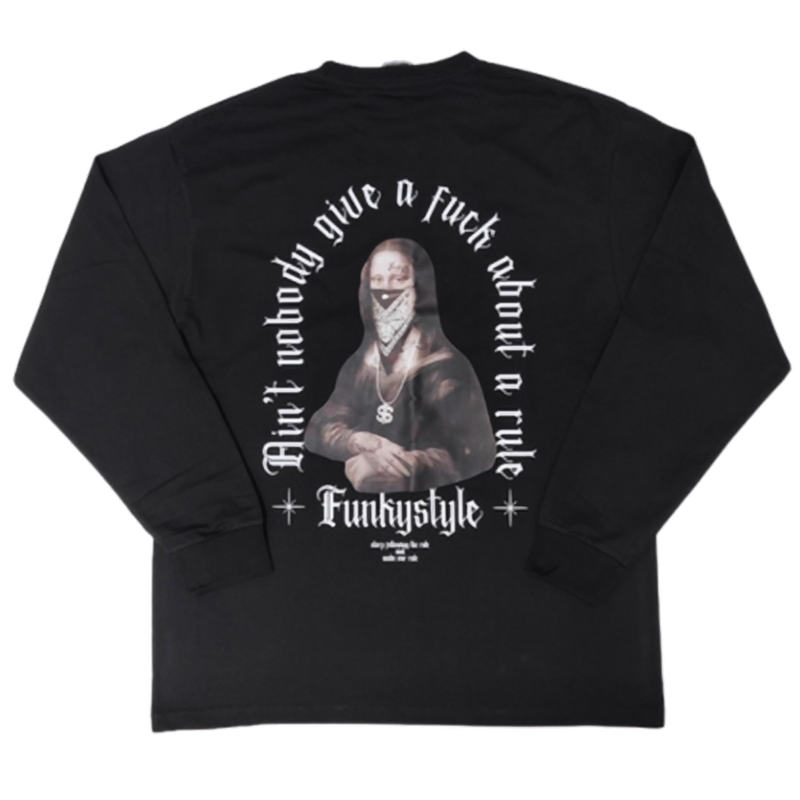 RETRO BBOY OVERSIZED LONG SLEEVE TEE I-0123