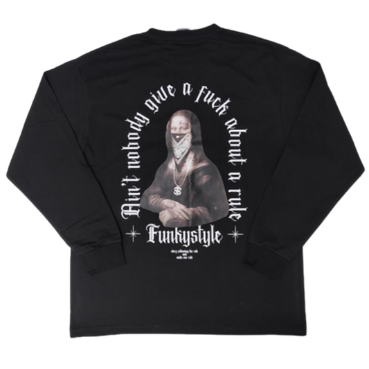 RETRO BBOY OVERSIZED LONG SLEEVE TEE I-0123