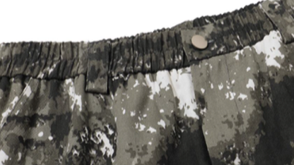 CAMOUFLAGE DRAWSTRING PANTS I-0088