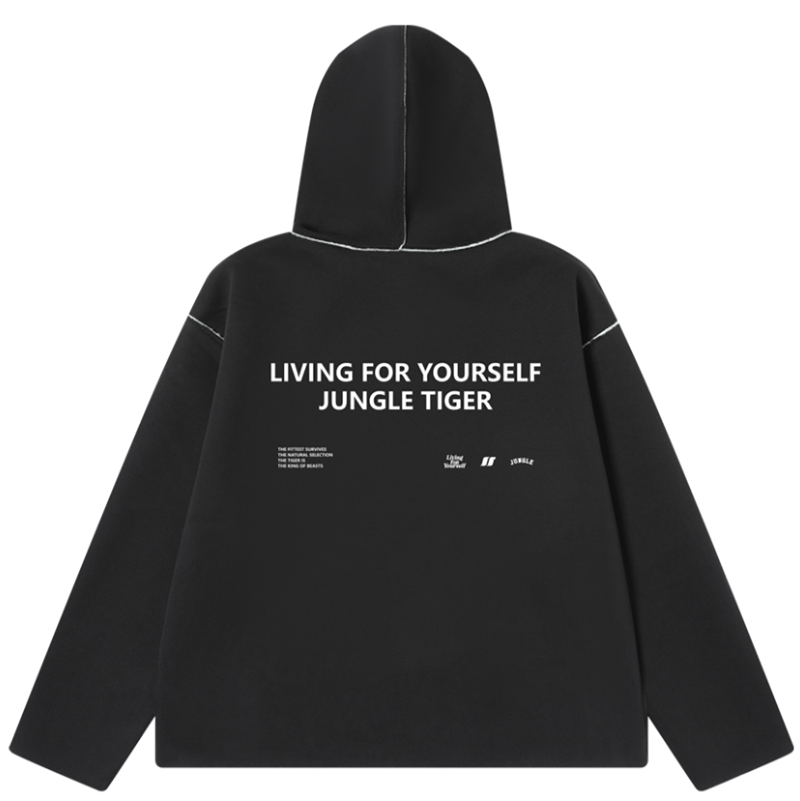 HEAVYWEIGHT V-NECK HOODED SWEATSHIRT I-0193