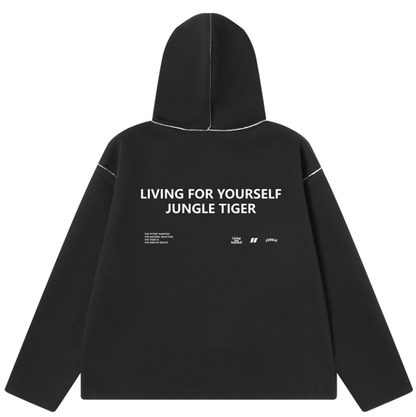 HEAVYWEIGHT V-NECK HOODED SWEATSHIRT I-0193