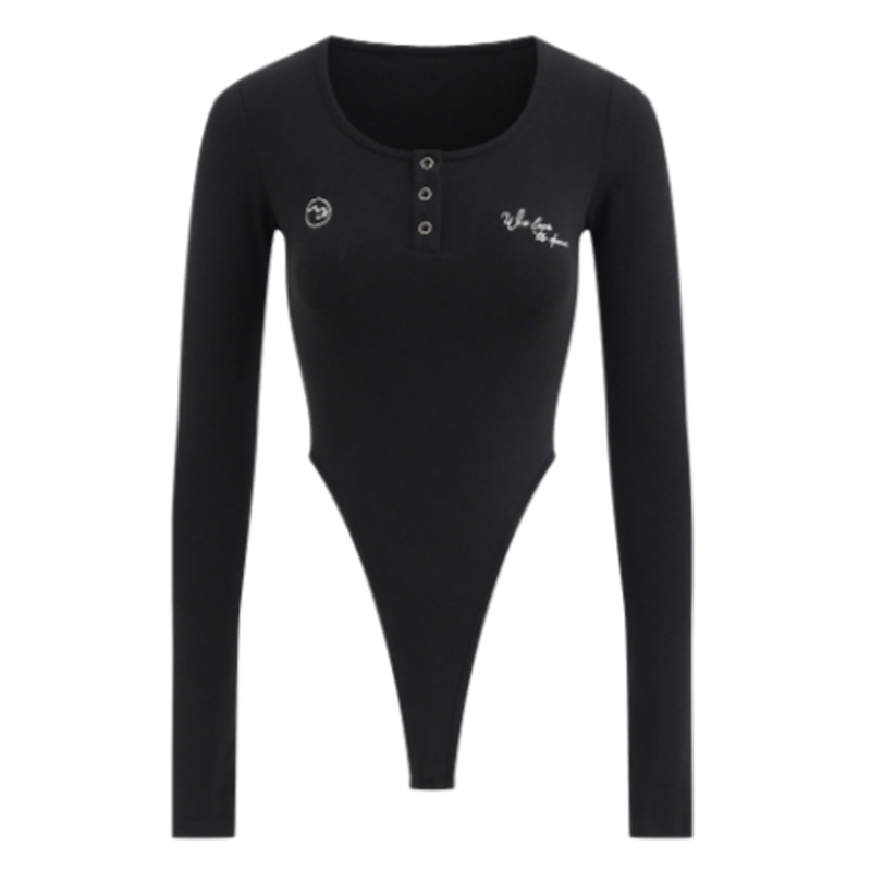 EMBROIDERED STREET STYLE T-SHIRT I-0103