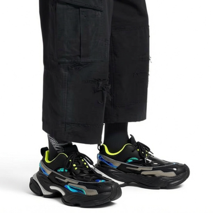 ELEVATED MESH CASUAL SNEAKERS I-0249