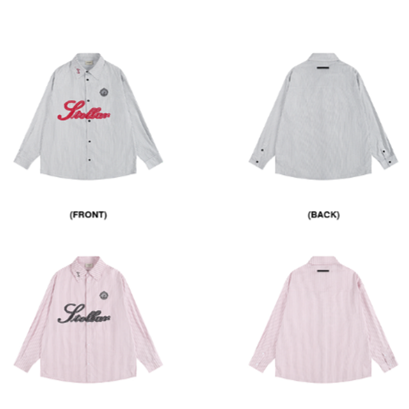 STRIPE LONG SLEEVE SHIRT I-0094