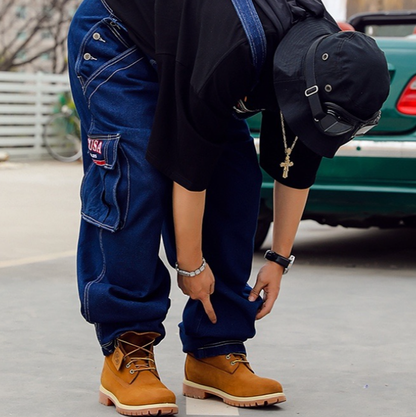 CASUAL STRAPPY DENIM OVERALLS I-0129