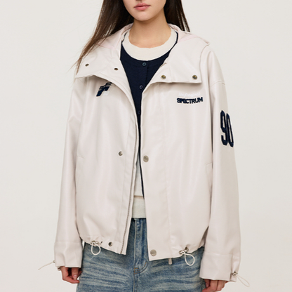 RETRO EMBROIDERED HOODED JACKET I-0076