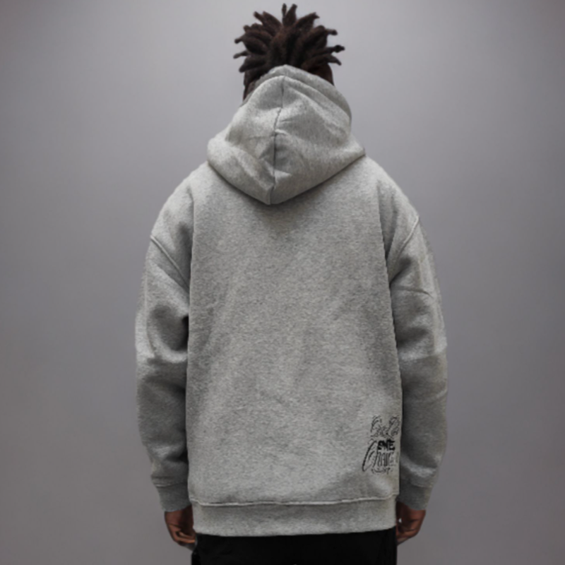 TATTOOED FLORAL HOODIE I-0114