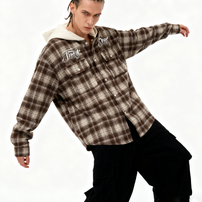 FUNKY BBOY HOODED SHIRT I-0175