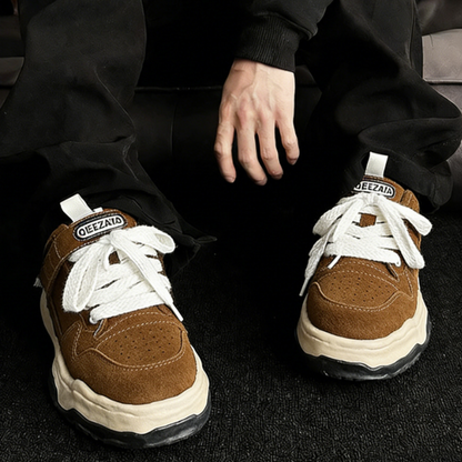 RETRO THICK SOLE CASUAL SHOES I-0241