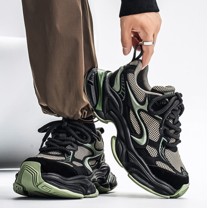 MESH HEIGHTENING SPORTS SHOES I-0216