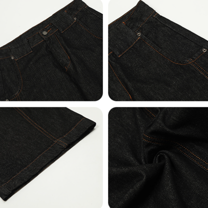 RETRO WIDE-LEG JEANS I-0034