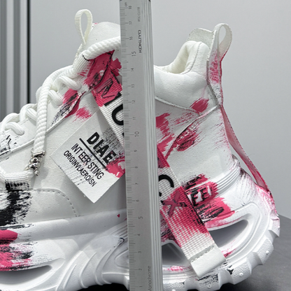 GRAFFITI HIGH-TOP SNEAKERS I-0147