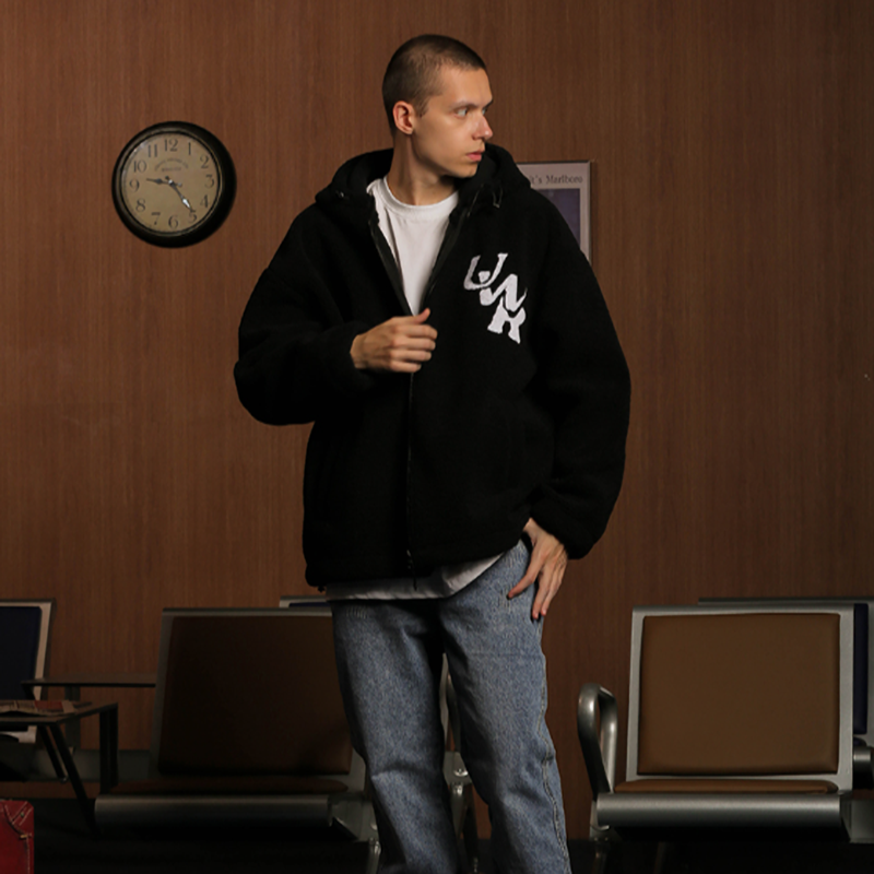 HOODED FLEECE JACKET I-0007