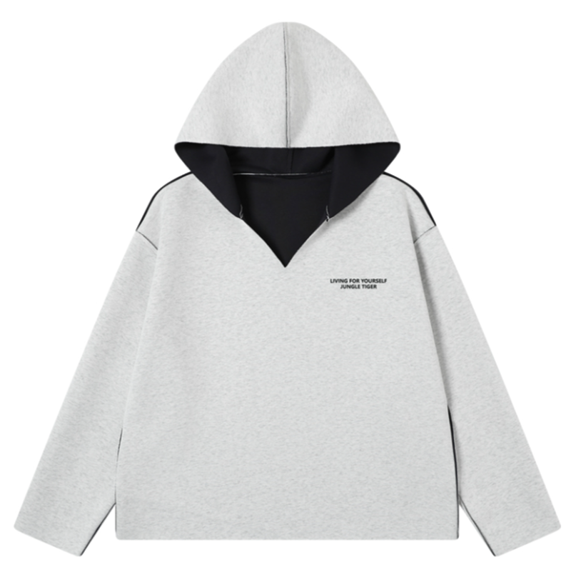 HEAVYWEIGHT V-NECK HOODED SWEATSHIRT I-0193
