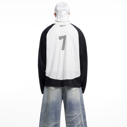 V-NECK STRIPED HOCKEY SHIRT I-0022